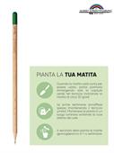 Pd566 Matita Sprout Piantabile In Legno Con Semi Girasole