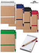 Ph619 Mini Notes Cartoon Colorato Cm 9,7X14,4X1 Con Penna
