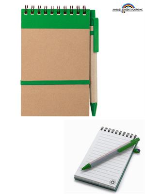 Ph619 Mini Notes Cartoon Verde Cm 9,7X14,4X1