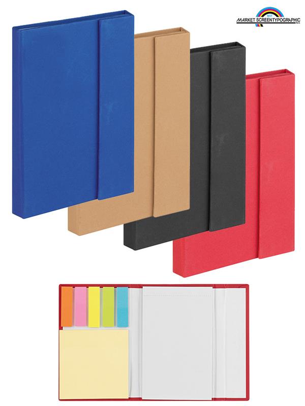 Ph625 Notes Magnet Set Blocco Appunti Colorato 8,3X13X1,2 Cm