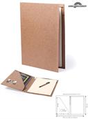 Ph636 Notes + Penna In Cartore Riciclato Con Blocco 20 Fogli