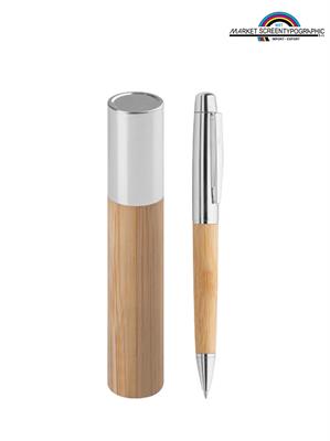 Pd038 Silva Penna A Sfera Corpo Alluminio E Bamboo Cromo