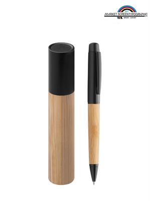 Pd038 Silva Penna A Sfera Corpo Alluminio E Bamboo Nero