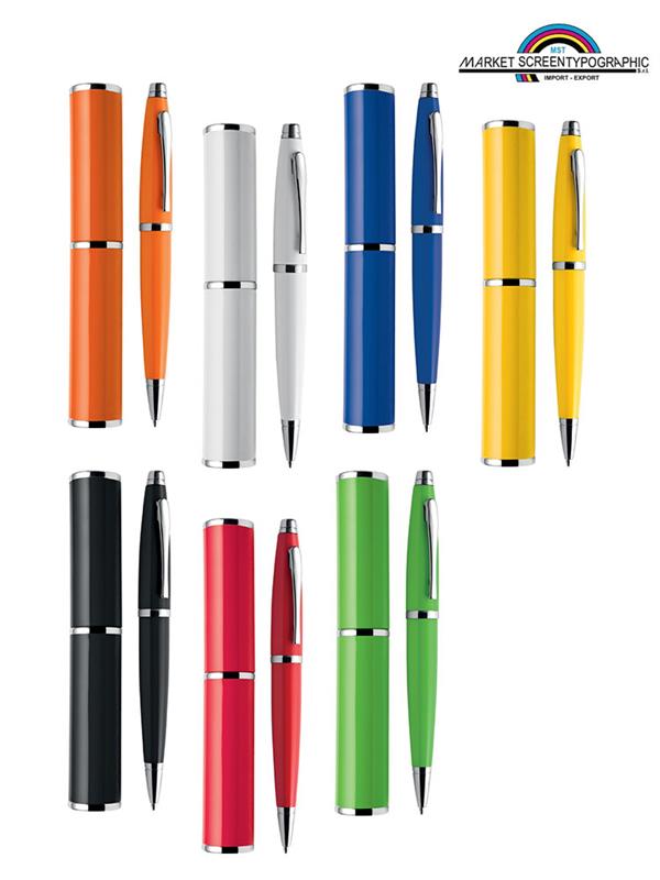 Pd026 Alexia Shock Penna In Alluminio Con Astuccio