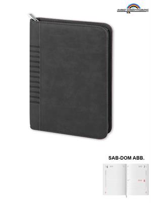 Pb025 Agenda Borsello Sda 15X21 Nero Sab/Domenica Abbinati