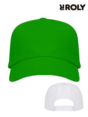 Uranus 7041 Cappellino Bimbo Verde Felce 5 Pannelli Cotone