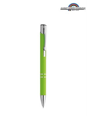 Pd083 Monarch Penna A Sfera In Metallo Verde Lime