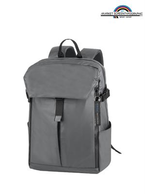 Ca014 Zaino In Pu Polywater Idrorepellente Grigio