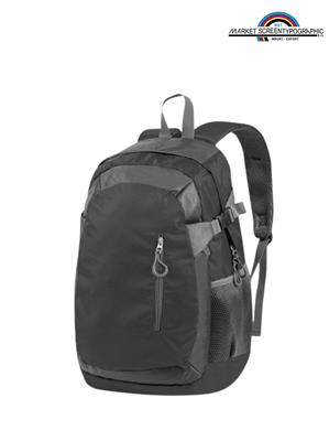 Pg506 Zaino Adv-Travel Rip Stop E Poliestere 210d Nero