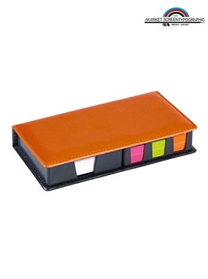Ph585 Shiny Set Portacarte Da Scrivania Arancio