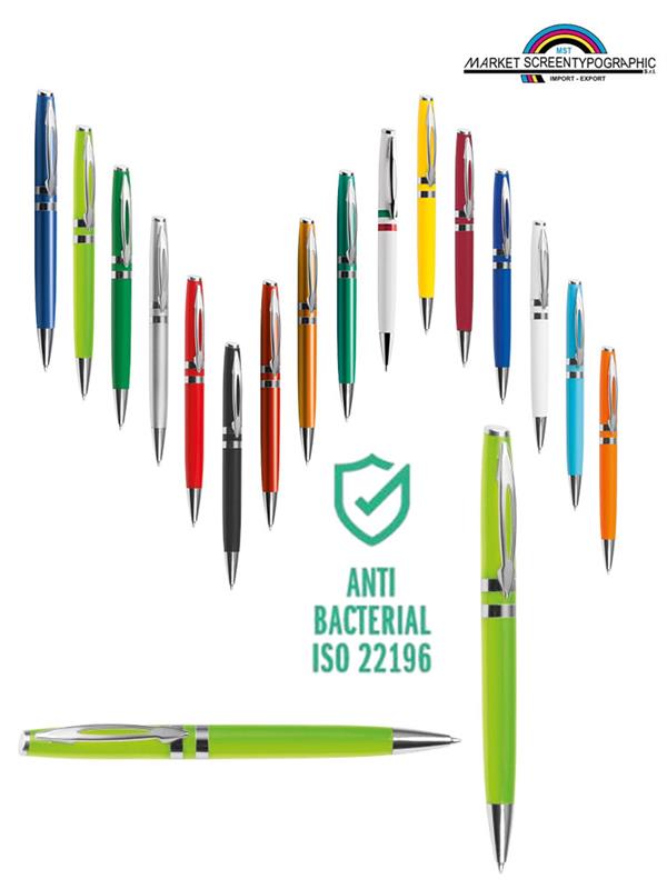 Pd335 Penna A Sfera Arrow Minuterie In Metallo Colorato