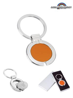 Pe113 Portachiavi Arancio Karry C/Gettone Carrello