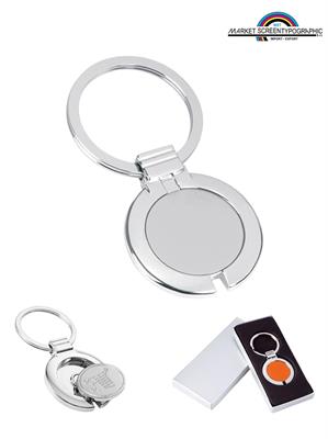 Pe113 Portachiavi Silver Karry C/Gettone Carrello