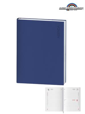 Pb212 Agenda Giornaliera In Poliuretano Sab/Dom/Abb.Blu