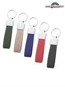 PE038 Portachiavi R-Pet Reciclato Metallo Cromato