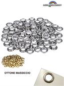 Occhielli per Banner In OTTONE Solid Brass SH Per Striscioni