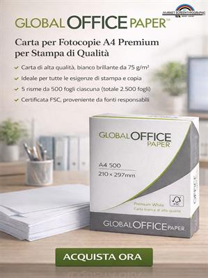 Carta per Fotocopie Office Bianca gr. 75 Risme da 500 fogli
