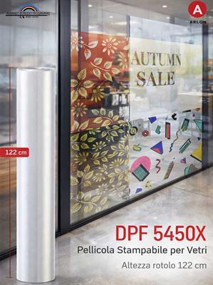 Arlon Dpf 5450X Pellicola Pol.Trasp. Opaca 122x50 Mt Silver