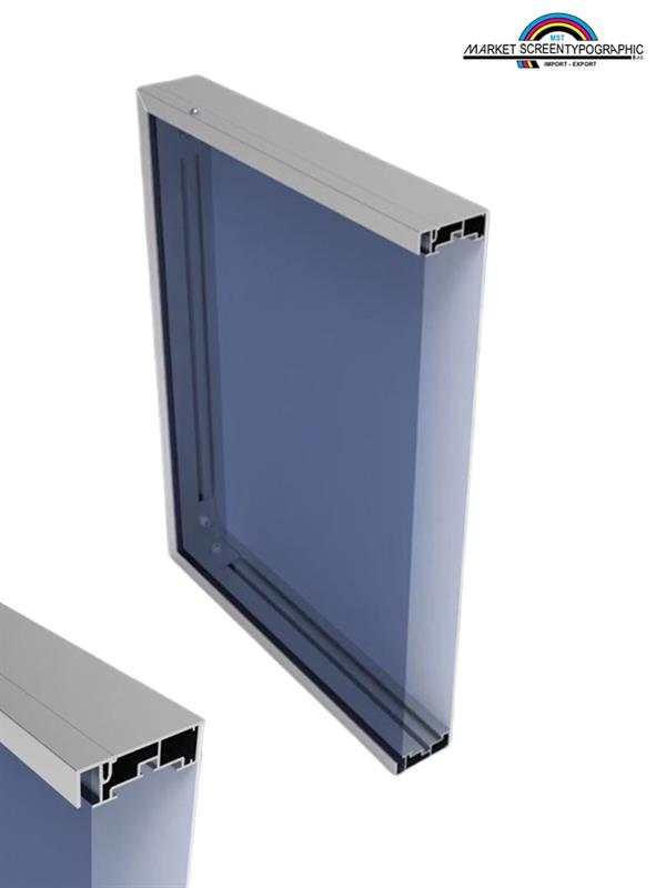 Profilo In Alluminio 75 Per Insegne 6,10 Mt