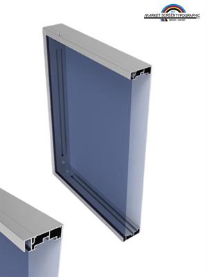 Profilo In Alluminio 75 Per Insegne 6,10 Mt