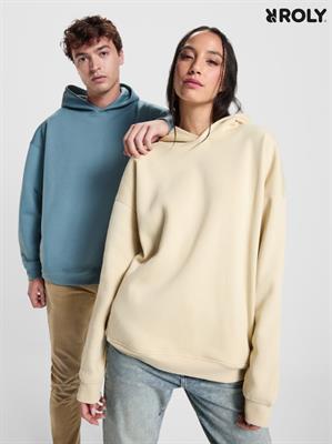 Felpa Unisex Oversize Otto 6702 Con Cappuccio Foderato