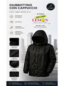 Giacca Vento Foderata con Cappuccio LEMON Idrorepellente
