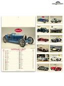 Pa023 Calendario Illustrato Mille Miglia 31X52,5 Cm