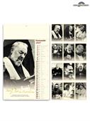 Pa024 Calendario Illustrato San Pio 31X52,5 Cm 70Gr