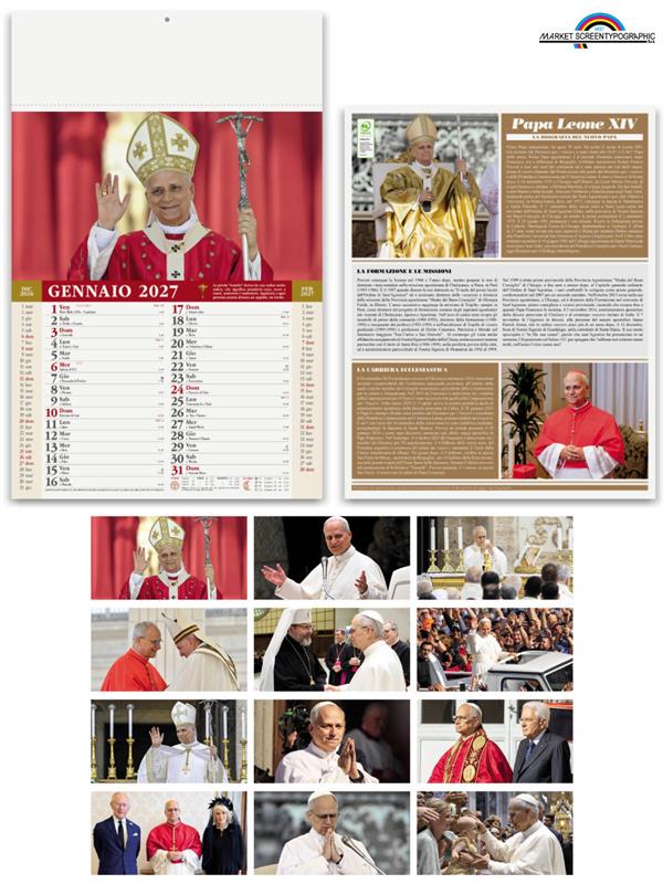 Pa101 Papa 2025 I nostri Papa cm 30x47 ca