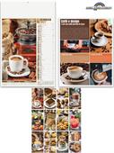 Pa148 Calendario Illustrato Coffee E Lounge Bar 30X47 Cm
