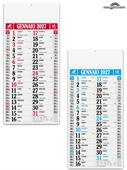 Pa523 Calendario Olandese Magnum Mensile 12 Fogli 33X71 50Pz