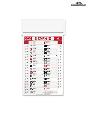 Pa550 Calendario Olandese Passafoglio 34X53,5 Rosso