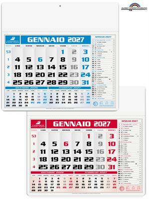 Pa560 Calendario Americano Cm.43x41