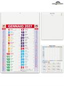 Pa600 Calendario Multicolor Cm 30X47 12 Fogli