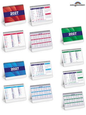 Pa700 Calendario Da Tavolo Spiralato Midi 16X14,5 Cm 90Gr