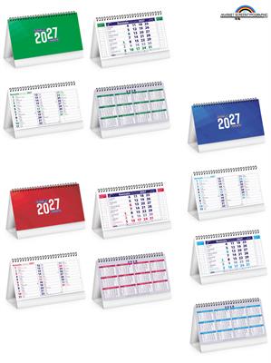 Pa715 Calendario Da Tavolo 19X14,5 Cm 90Gr 13 Fogli