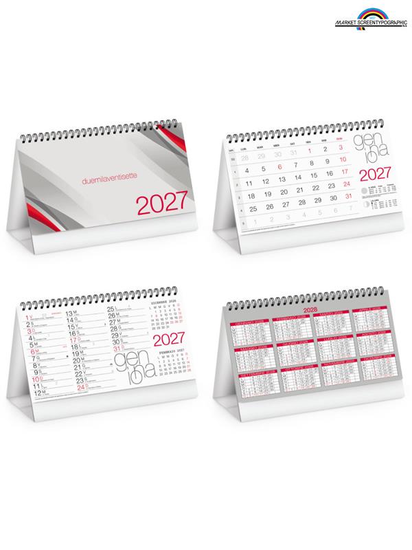 Pa720 Calendario Da Tavolo Cm 19X14,5 13 Fogli 90Gr