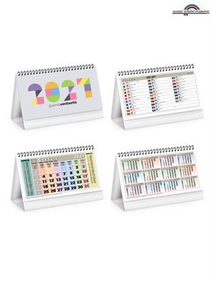 Pa730 Calendario Da Tavolo Spiralato 19X14,5 Cm 90Gr