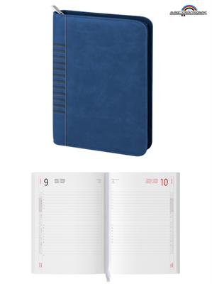 Pb025 Agenda Borsello Blu 15X21 Sabato/Domenica Separato