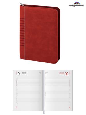 Pb025 Agenda Borsello Sds Rosso 15X21 Sabato Domenica Separa