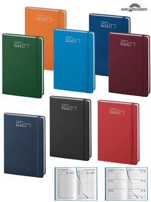 Pb287 Agenda Settimanale Tascabile Cm.9X14