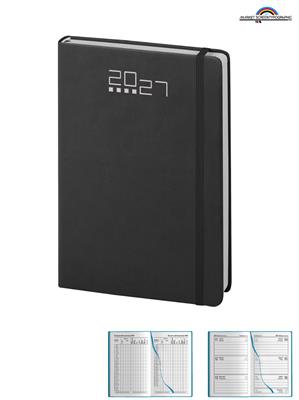 Pb287 Agenda Settimanale Tascabile Cm.9X14 Nero