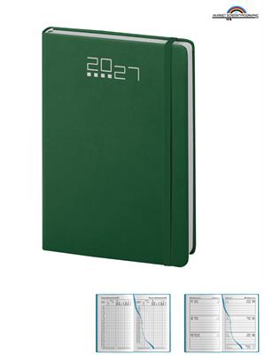 Pb287 Agenda Settimanale Tascabile Cm.9X14 Verde