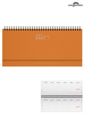 Pb489 Planning Settimanale 30X14 Arancio