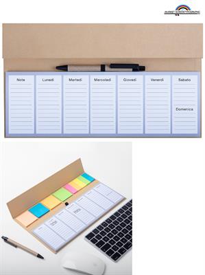 Pb495 Planning Stickers 52 Fogli Settimanali 31X17.5 Cm