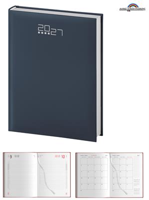 Pb510 Maxi Agenda Giornaliera 17X24 Cm Blu