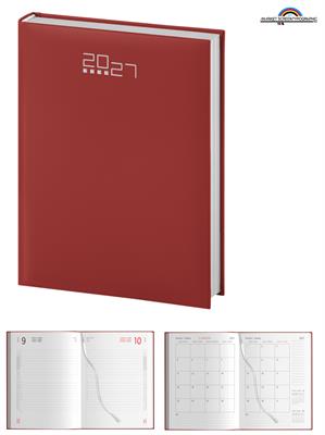 Pb510 Maxi Agenda Giornaliera 17X24 Cm Rosso Generali