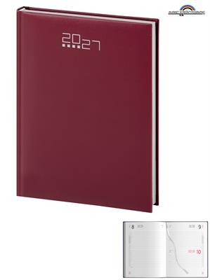 Pb512 Maxi Agenda Giornaliera 17X24 Bordeaux
