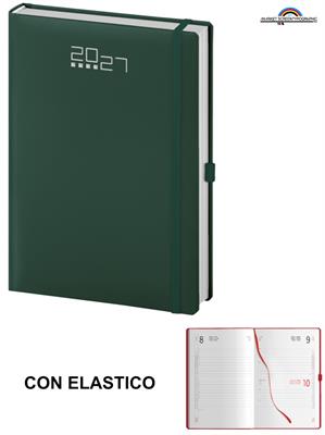 Pb528 Agenda Giornaliera Verde 14X21 Con Elastico S/D/A