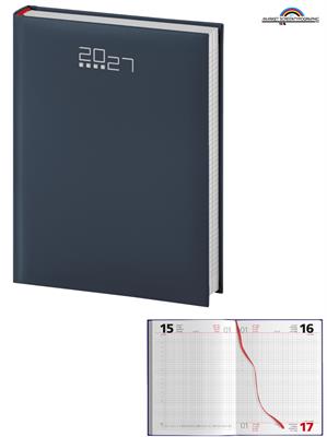 Pb535 Agenda Giornaliera 15X21 Quadrettata Blu